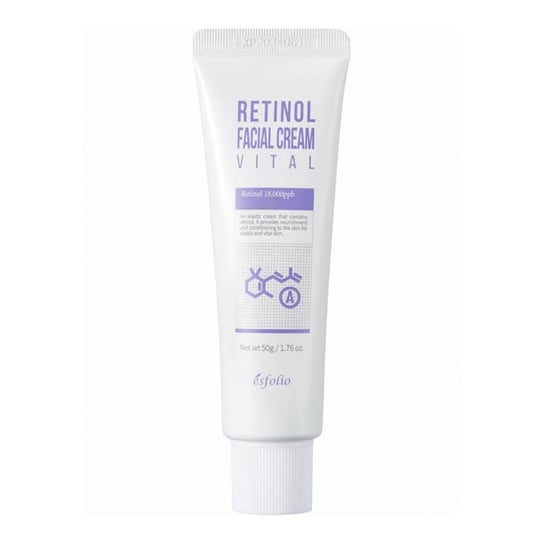 Esfolio, Retinol Facial Cream Vital, Rewitalizujący krem do twarzy z retinolem, 50ml Esfolio
