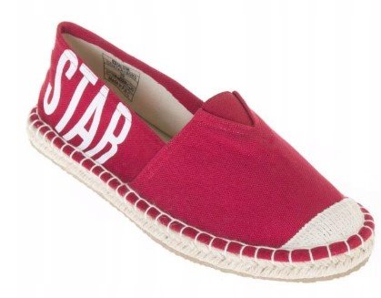 Espadryle Bigstar Czerwone DD274A180 – Wygodne i modne buty damskie R37 Big Star Shoes