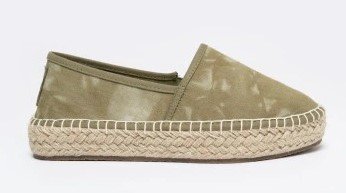 Espadryle damskie khaki LL274853 - Wygodne i modne buty w kolorze zielonym! R37 Big Star Shoes