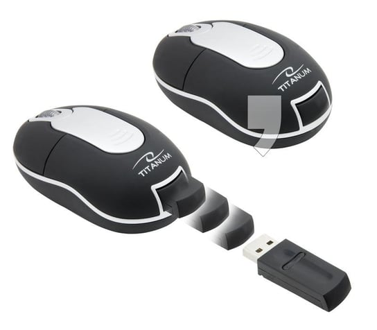 Esperanza TM101K Falcon 3D USB bezprzewodowa mysz czarna Esperanza