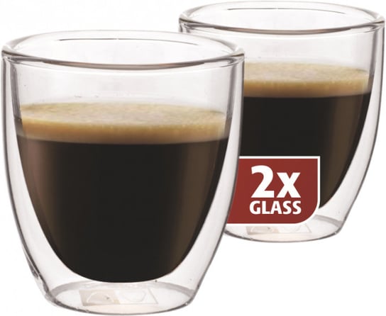 Espresso Dwuścienne Szkło 6,5 Cm 2 Szt TWM