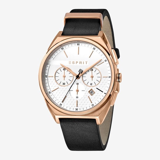 Esprit ES1G062L0035 Slice Chrono White Rosegold Black Męski Zegarek Chronograph Esprit