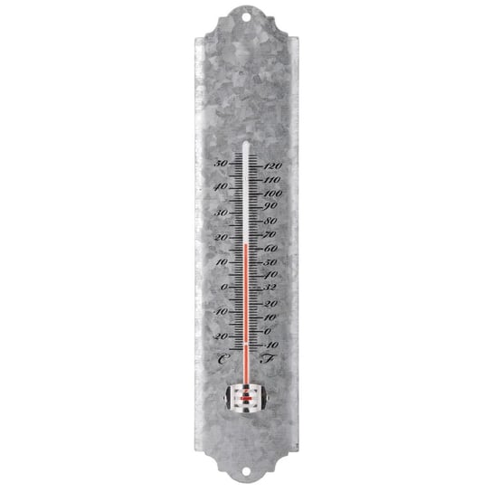 Esschert Design Termometr naścienny, cynk, 30 cm, OZ10 Esschert Design