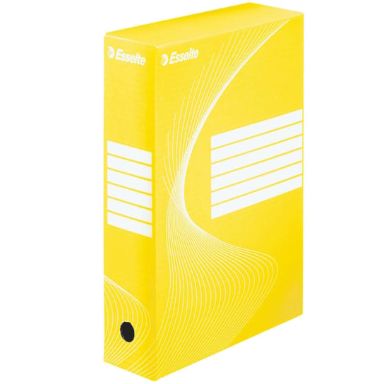Esselte Pudełka archiwizacyjne, 25 szt., żółte, 80 mm Esselte