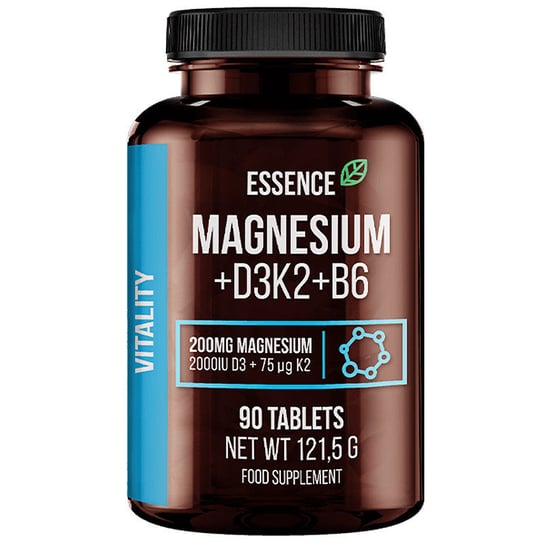 Essence Magnesium+D3K2+B6 Suplement diety, 90 tab. Sport Definition