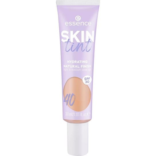 Essence, Skin Tint, nawilżający krem koloryzujący o lekkim i średnim kryciu SPF30 40, 30ml Essence