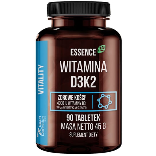 Essence Witamina D3K2 Suplement diety, 90 tab. Sport Definition