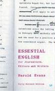 Essential English for Journalists, Editors and Writers Evans Sir Harold, Gillan Crawford