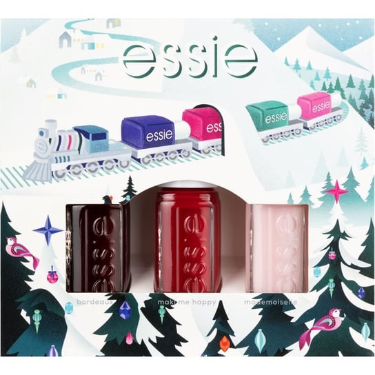 Essie Mini Triopack Christmas zestaw lakierów do paznokci Essie