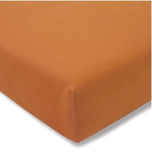 ESTELLA Prześcieradło jersey 100x200 terracotta estella