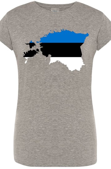 Estonia Damski Modny T-shirt Lato Nadruk Rozm.XL Inna marka
