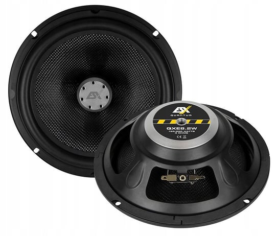 ESX QXE8.2W głośniki średnio-niskotonowe 200mm 20cm 125W RMS! Midbasy ESX