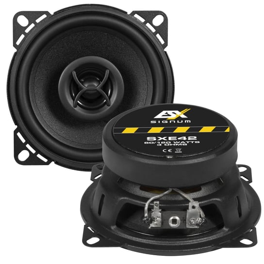 ESX SXE42 głośniki samochodowe dwudrożne 100 mm 10 cm RMS 60 Wat 3 Ohm ESX