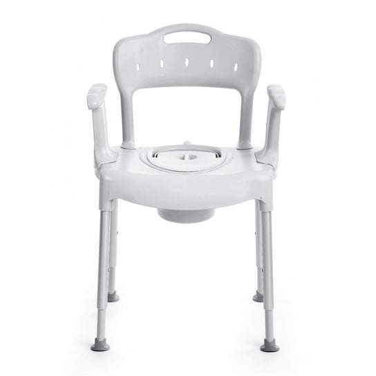Etac Swift Commode - Krzesełko Toaletowe (Wielofunkcyjne) Z Wyjmowanymi Podłokietnikami I Oparciem (160 Kg) - Bez Miekkich Nakładek Inna marka