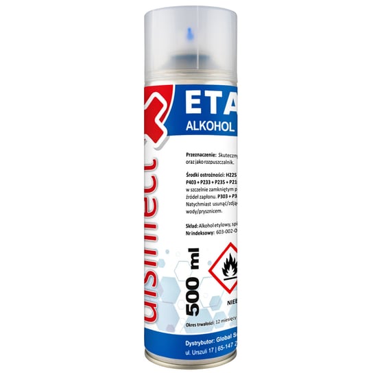 Etanol - Alkohol Etylowy Skażony Disinfect 99% Spray 500Ml Inna marka