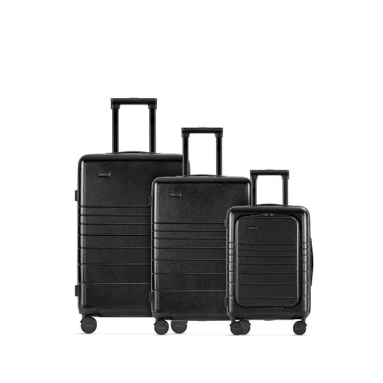 ETERNITIVE Zestaw 3 walizek, Poliwęglan & ABS, Port USB-C USB-A, Koła 360° ETERNITIVE