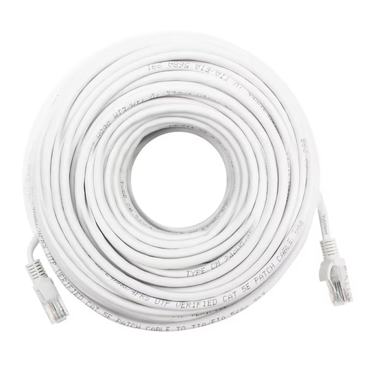 Ethernet Cat 6 15 m, szybki kabel sieciowy LAN Ethernet ze złączami ...