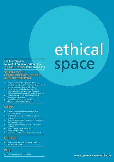Ethical Space Arima Publishing