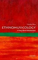 Ethnomusicology: A Very Short Introduction Rice Timothy