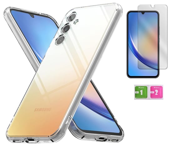 Etui 2Mm Do Samsung Galaxy A34 5G Case + Szkło 9H Samsung