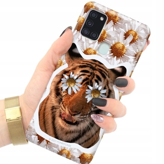 Etui 2MM GRUBE do SAMSUNG A21S ANIMALS ART Wzory Funnycase