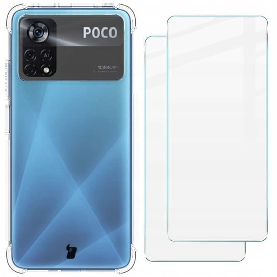 Etui + 2x szkło do Xiaomi Poco X4 Pro 5G, Bizon Bizon