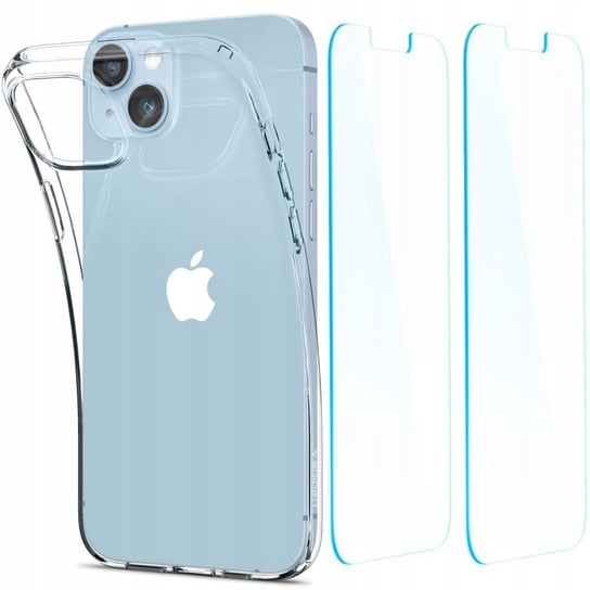 Etui + 2x szkło Spigen do iPhone 14 Plus, case Spigen