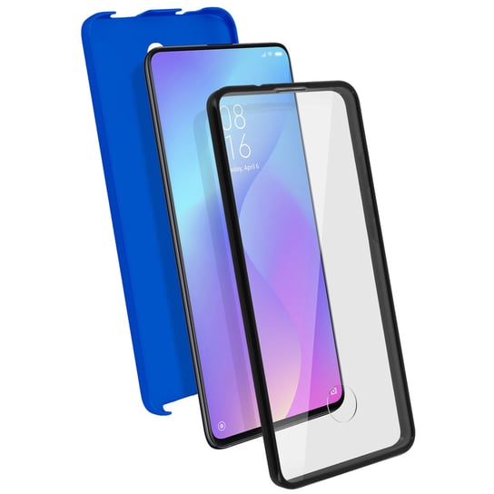 Etui 360° do Xiaomi Mi 9T / 9T Pro Elastyczny przód i sztywny tył – niebieski Avizar