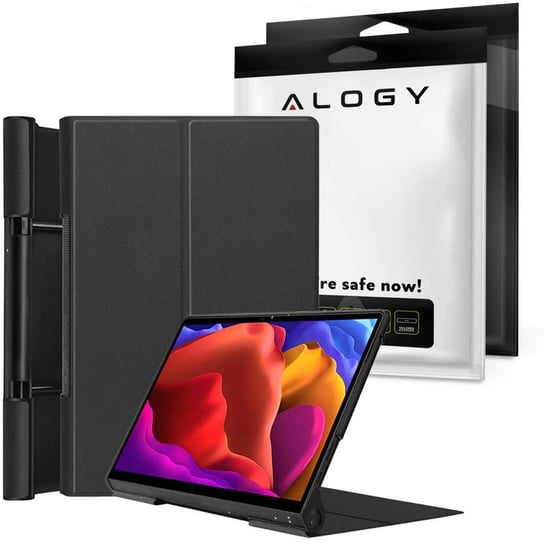 Etui Alogy Book Cover Case do Lenovo Yoga Tab 13" YT-K606 Czarny 4kom.pl
