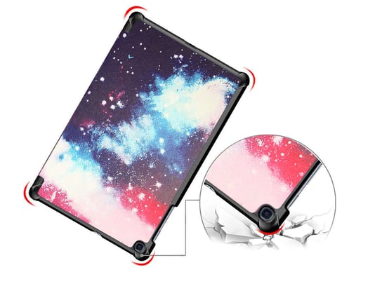 Etui Alogy Book Cover do Galaxy Tab A 10.1 2019 Galaxy + RYSIK + FOLIA Samsung