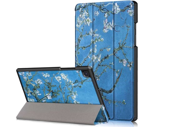 Etui Alogy Book Cover do Galaxy Tab Tab A7 10.4 T500/T505 Kwitnący migdałowiec + Folia + Rysik Samsung