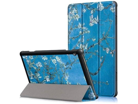 Etui Alogy Book Cover do Lenovo Tab M10 10.1 TB-X605 Kwitnący migdałowiec 4kom.pl