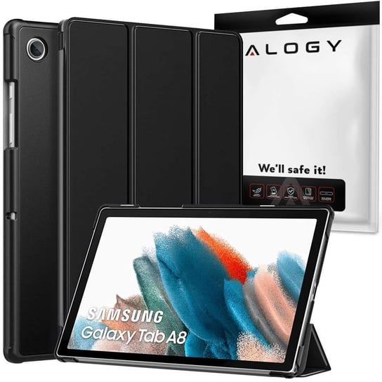 Etui Alogy Book Cover do Samsung Galaxy Tab A8 2021 SM-X200/SM-X205 Czarny 4kom.pl