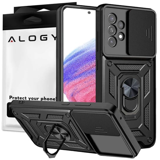 Etui Alogy Camshield Stand Ring z osłonką na aparat do Samsung Galaxy A53 / A53 5G 4kom.pl