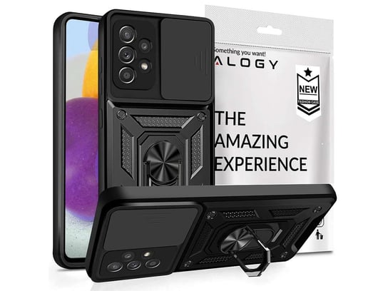 Etui Alogy Camshield Stand Ring z osłonką na aparat do Samsung Galaxy A72 4G/5G Samsung