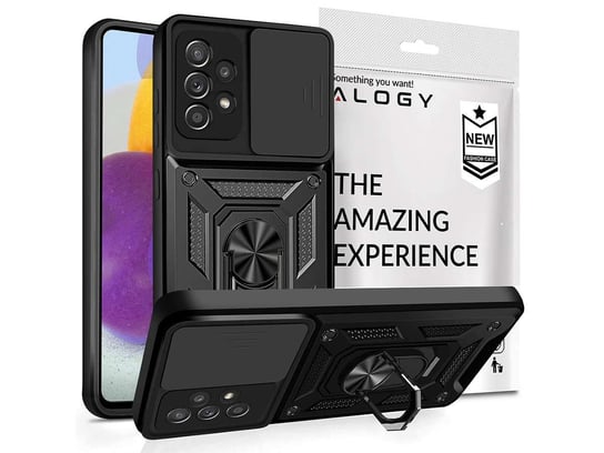 Etui Alogy Camshield Stand Ring z osłonką na aparat do Samsung Galaxy A72 4G/5G Samsung Electronics