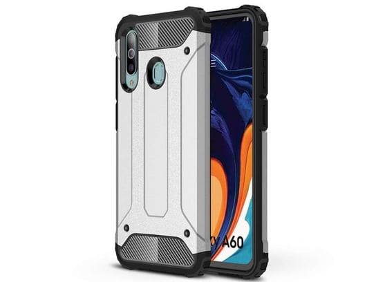 Etui Alogy Hard Armor do Samsung Galaxy A60/M40 srebrne Alogy