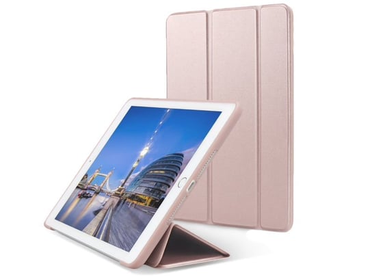 Etui Alogy Smart Case iPad 9.7 2017 / 2018 silikon Różowe + Szkło Alogy