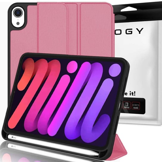 Etui Alogy Smart Pencil Case do Apple iPad Mini 6 2021 Różowe 4kom.pl