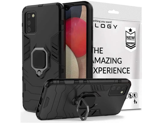 Etui Alogy Stand Ring Armor do Samsung Galaxy A02s czarne Samsung Electronics