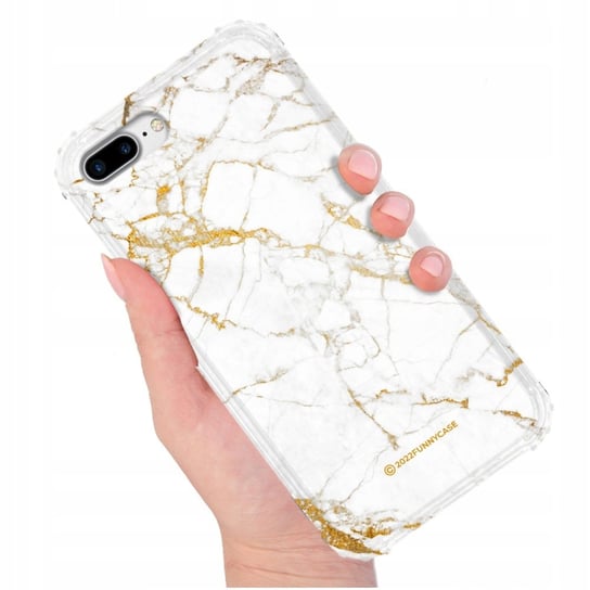 Etui ANTI-SHOCK do IPHONE 8 PLUS MARMURKI Wzory Funnycase