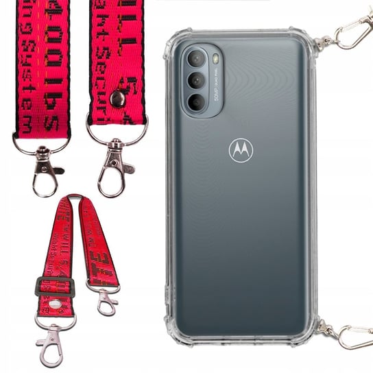 ETUI ANTI-SHOCK do MOTOROLA G31 4G SMYCZ CZERWONA Funnycase