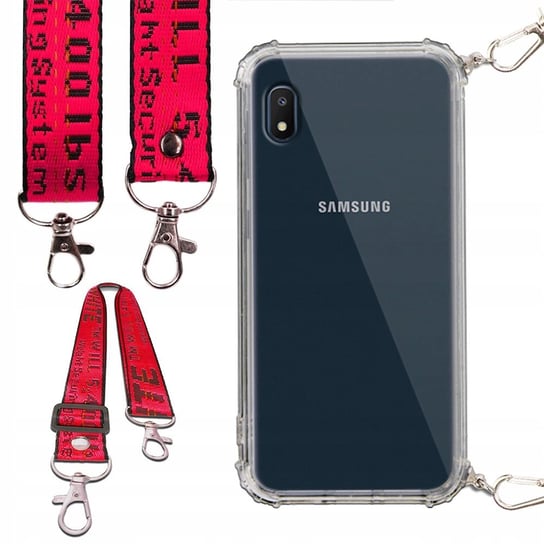 ETUI ANTI-SHOCK do SAMSUNG A10e +SMYCZ CZERWONA Funnycase