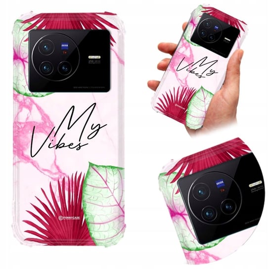 ETUI ANTI-SHOCK do VIVO X80 BOTANIC Natura Wzory Funnycase