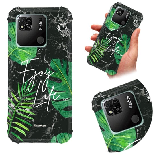 ETUI ANTI-SHOCK do XIAOMI REDMI 10A BOTANIC Wzory Funnycase