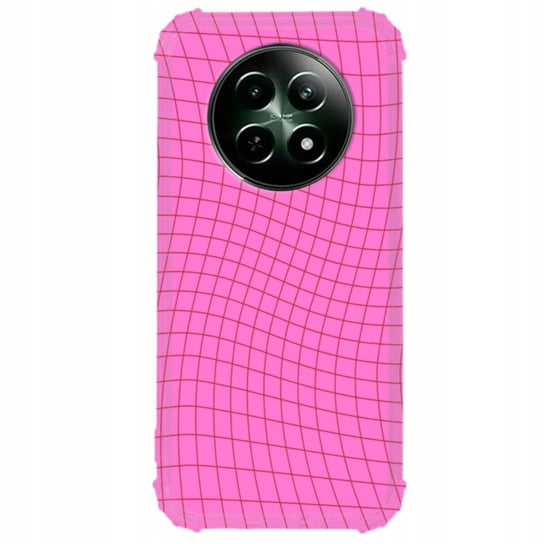 ETUI ANTISHOCK DO REALME 12 5G Case Młodzieżowe Pink Urocze Różowe Wzory Funnycase