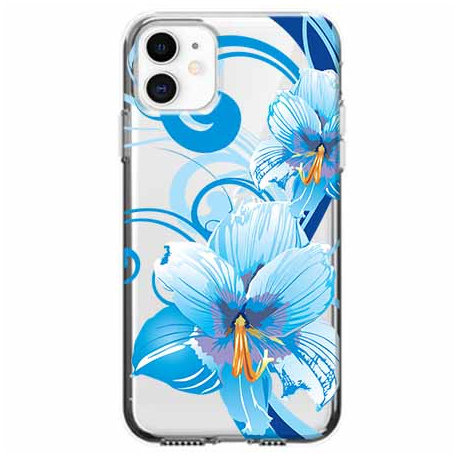 Etui, Apple iPhone 11, niebieski kwiat północy EtuiStudio