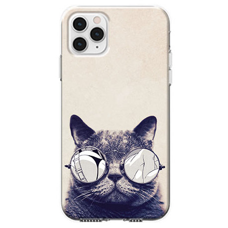 Etui, Apple iPhone 11 Pro Max, Kot w okularach EtuiStudio