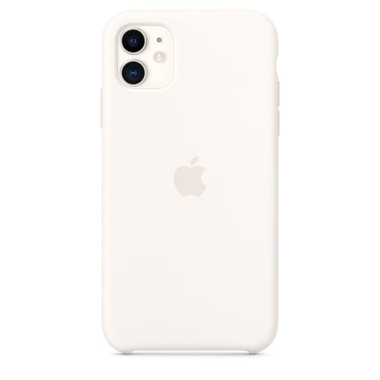 Etui Apple iPhone 11 Silikonowe Białe MWVX2ZM/A Plecki Apple
