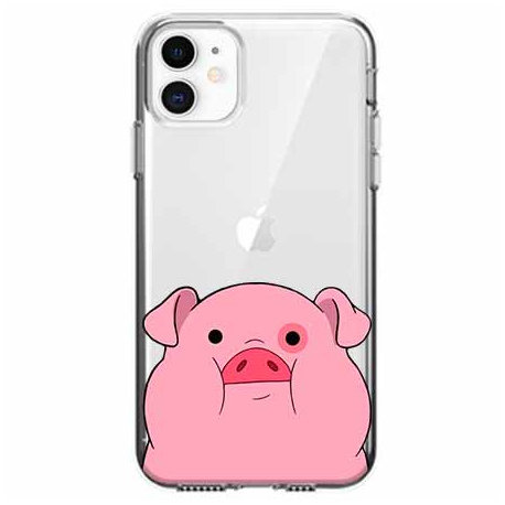 Etui, Apple iPhone 11, Słodka różowa świnka EtuiStudio